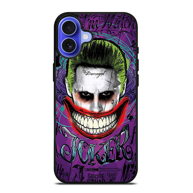JOKER SUICIDE SQUAD ART iPhone 16 Case Cover JOKER SUICIDE SQUAD ART iPhone 16 Case Cover