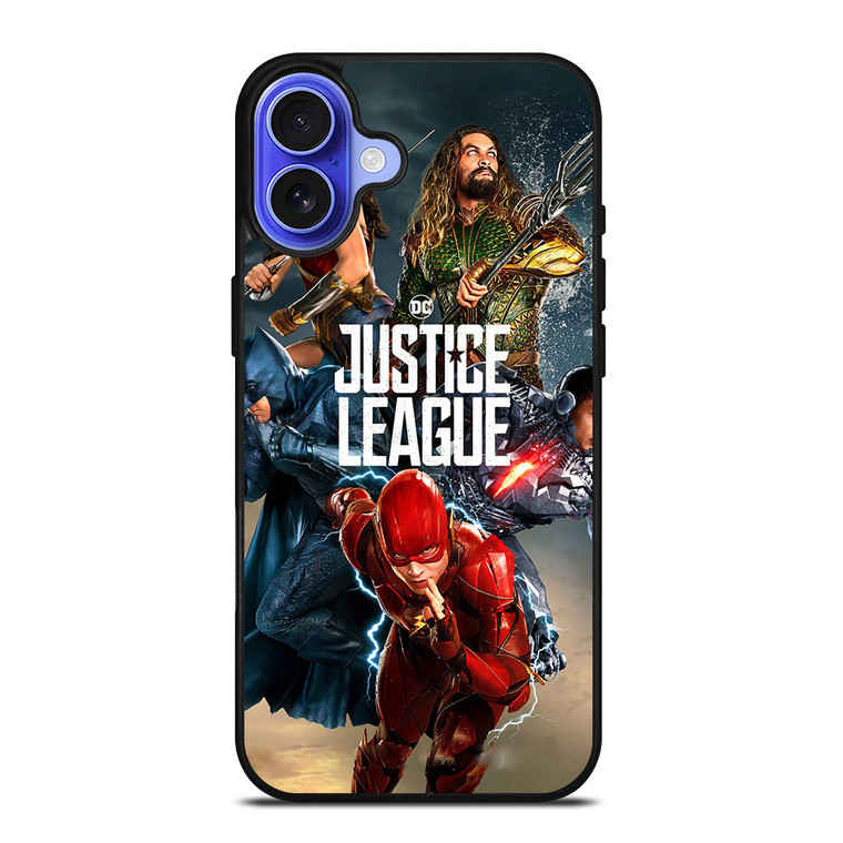 JUSTICE LEAGUE DC SUPER HERO iPhone 16 Case Cover