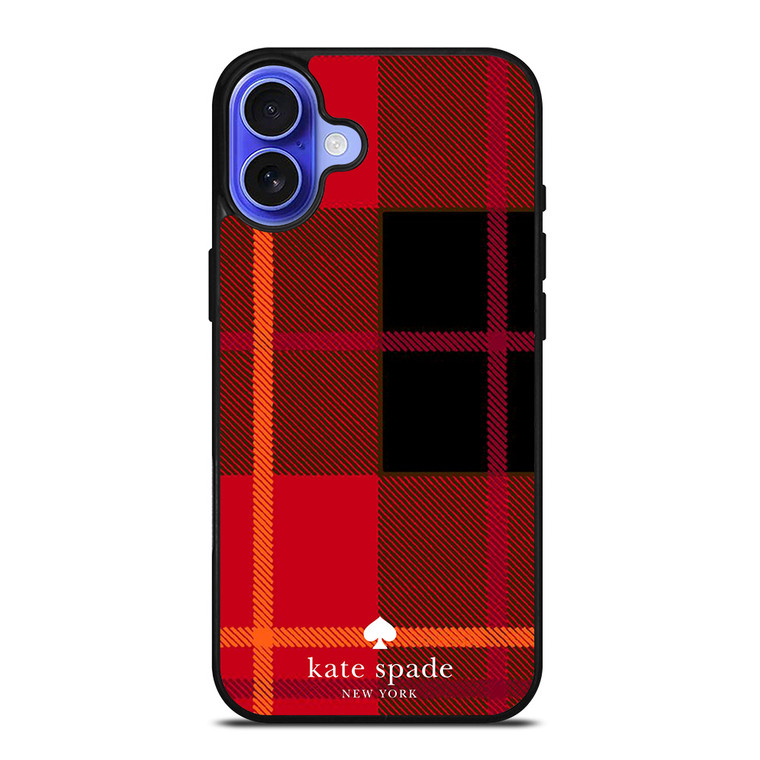 KATE SPADE NEW YORK RED iPhone 16 Case Cover