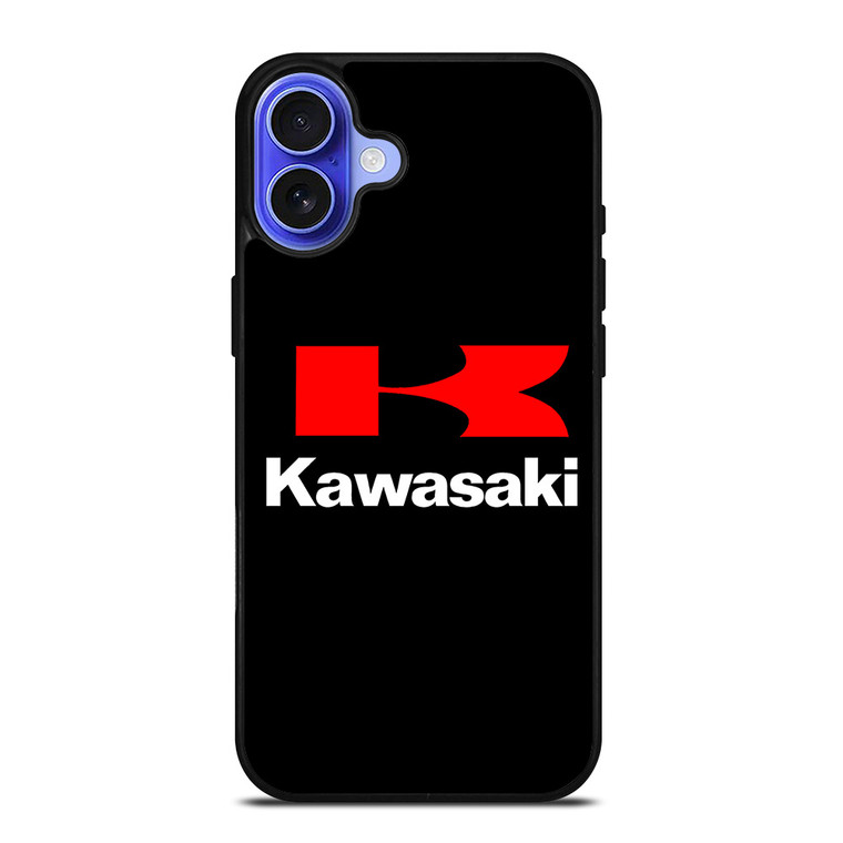KAWASAKI MOTOR RED LOGO iPhone 16 Case Cover