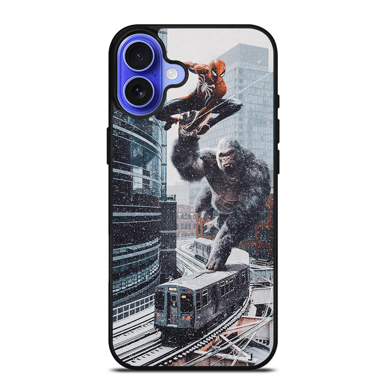 KINGKONG VS SPIDER iPhone 16 Case Cover KINGKONG VS SPIDER iPhone 16 Case Cover
