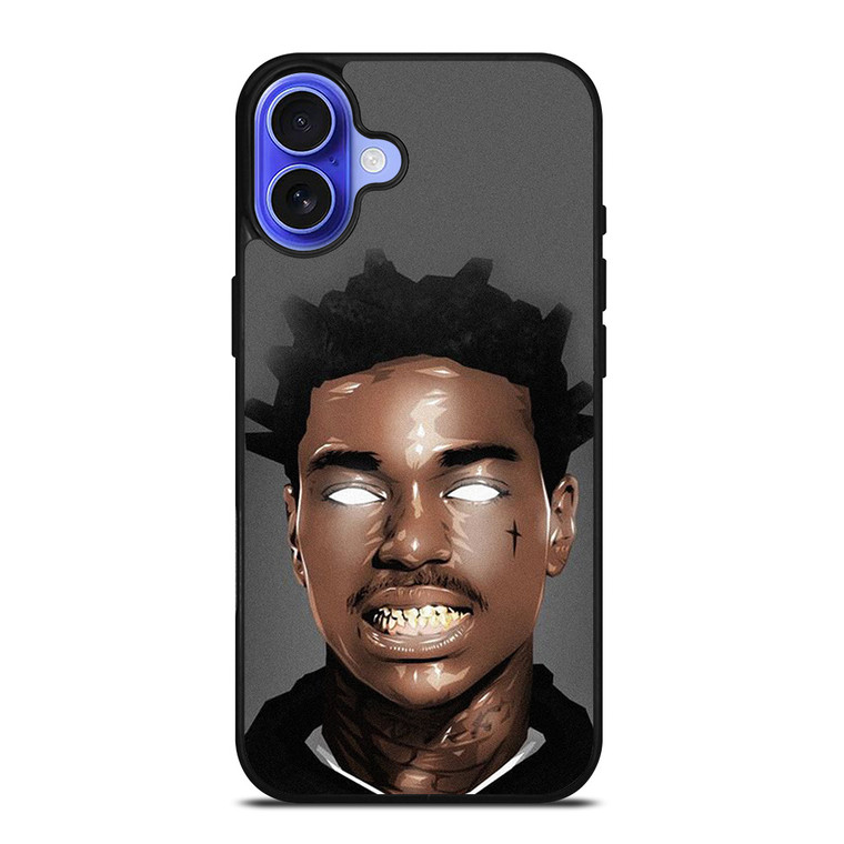 KODAK BLACK RAPPER CARTOON 2 iPhone 16 Case Cover