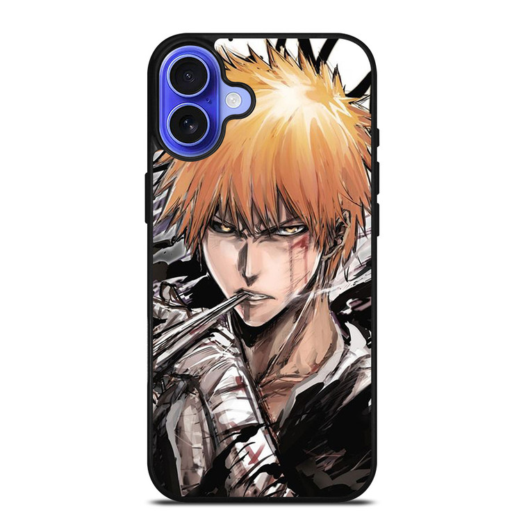 KUROSAKI ICHIGO BLEACH ART iPhone 16 Case Cover