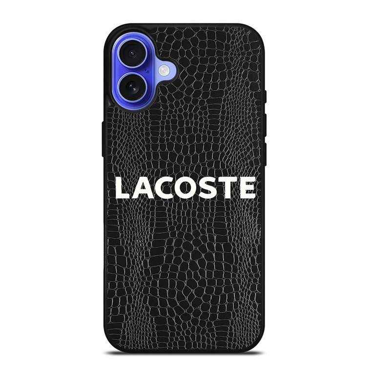 LACOSTE CROCODILE SKIN iPhone 16 Case Cover