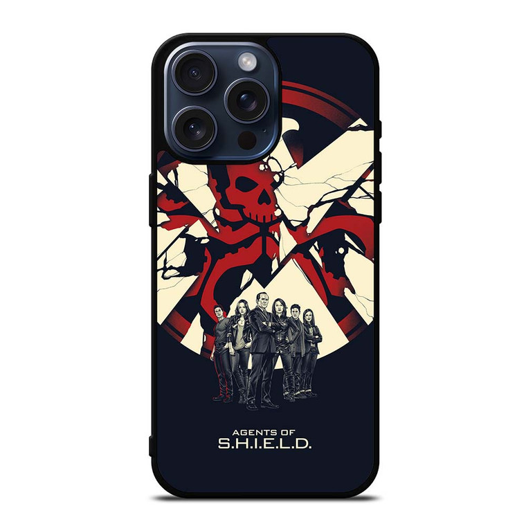 AGENTS OF SHIELD MARVEL iPhone 15 Pro Max Case Cover