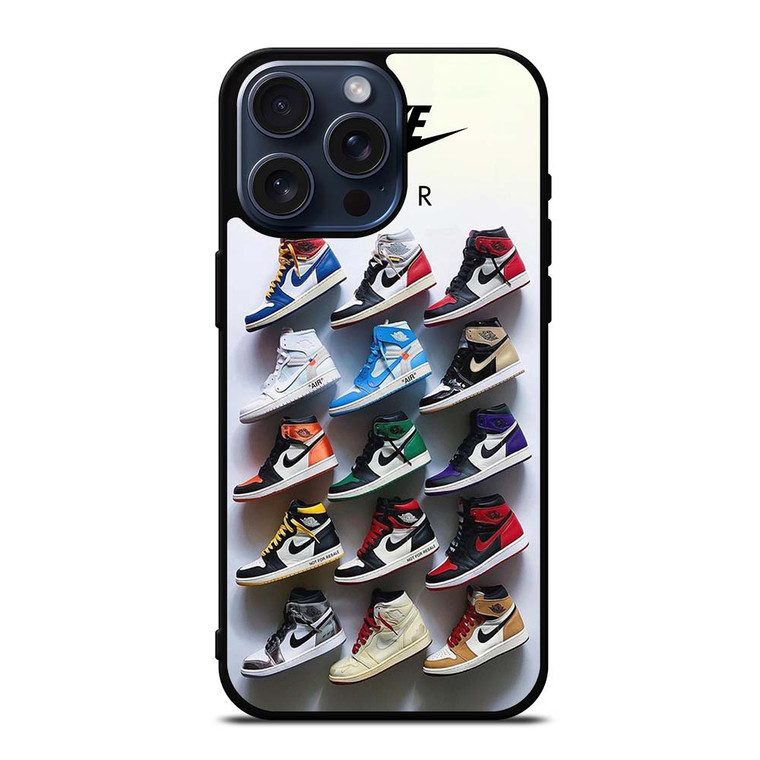 AIR JORDAN NIKE COLLAGE iPhone 15 Pro Max Case Cover