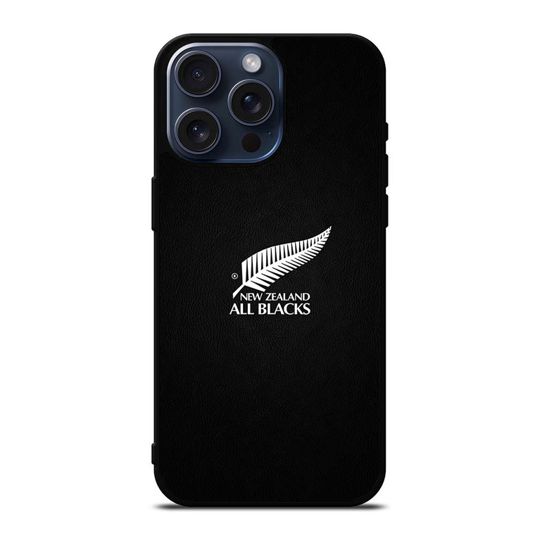 ALL BLACKS NEW ZEALAND LEATHER iPhone 15 Pro Max Case Cover