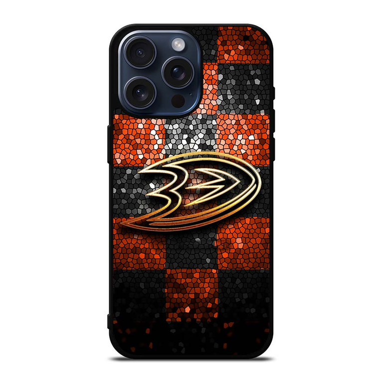 ANAHEIM DUCKS GOLD LOGO iPhone 15 Pro Max Case Cover