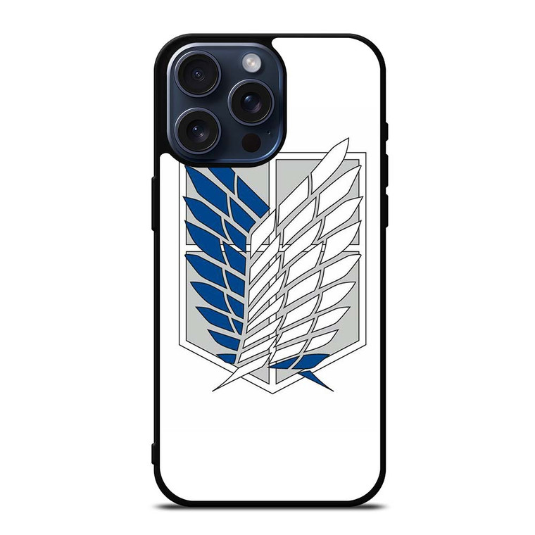 ATTACK ON TITAN ANIME SYMBOL iPhone 15 Pro Max Case Cover