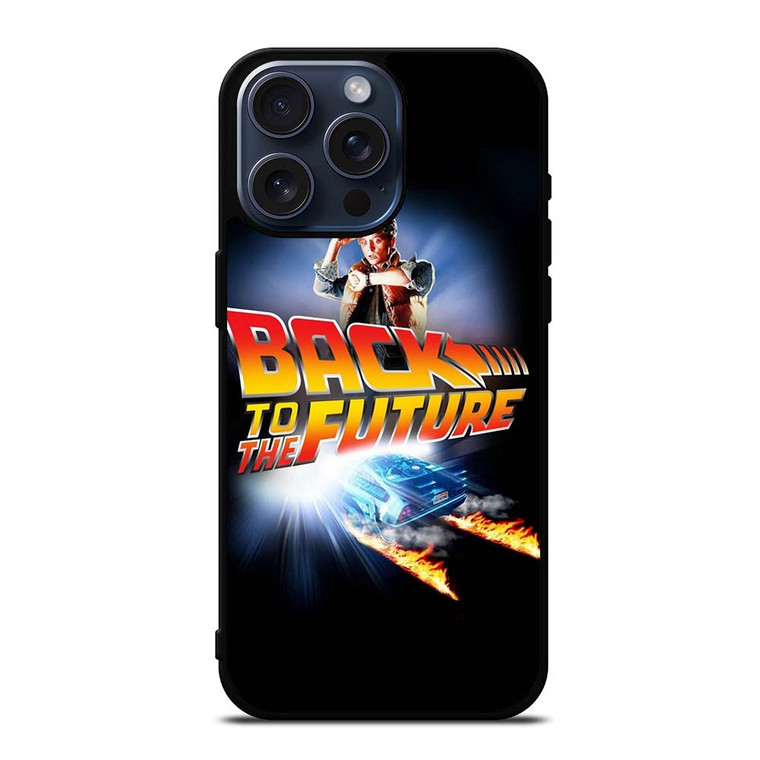BACK TO THE FUTURE CAR DELOREAON iPhone 15 Pro Max Case Cover
