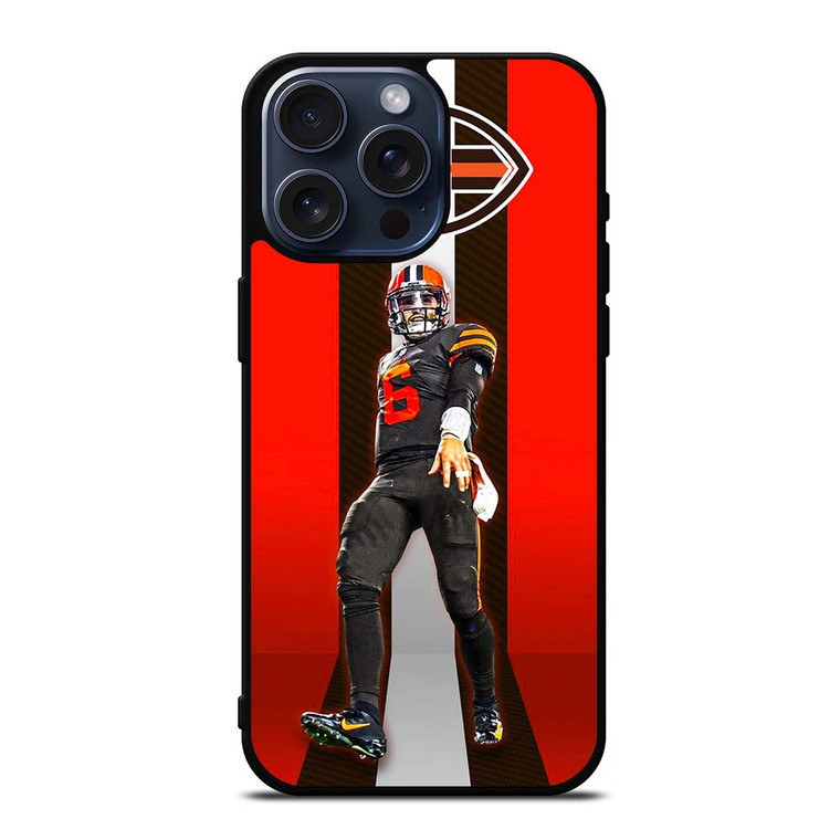 BAKER MAYFIELD CLEVELAND BROWNS NFL 3 iPhone 15 Pro Max Case Cover