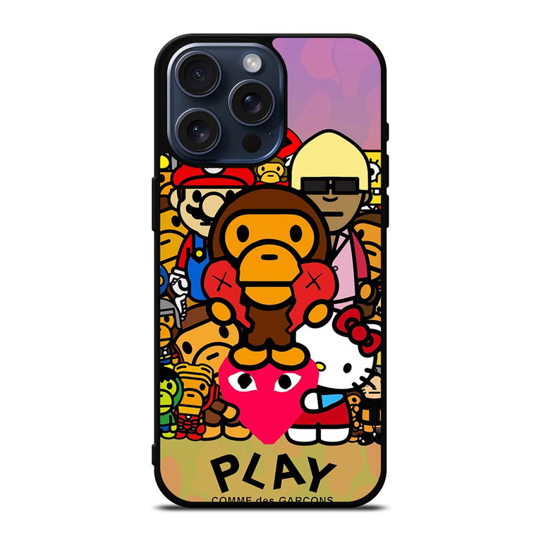 BAPE BABY MILO PLAY iPhone 15 Pro Max Case Cover
