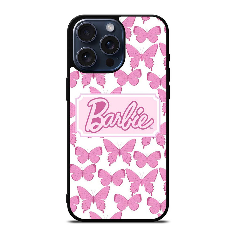 BARBIE BUTTERFLY PINK iPhone 15 Pro Max Case Cover