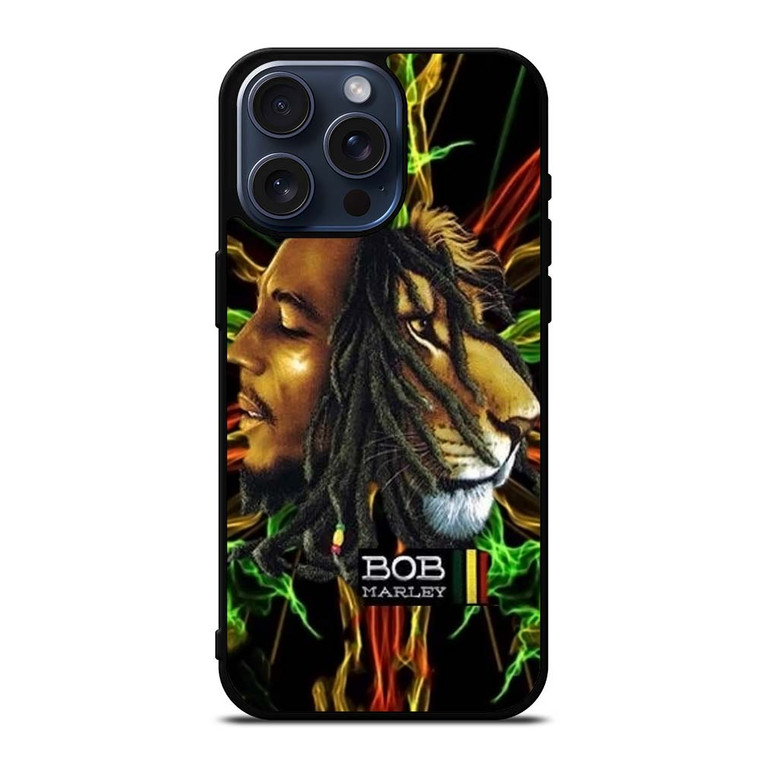 BOB MARLEY RASTA REGGAE  iPhone 15 Pro Max Case Cover