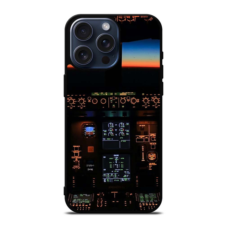 BOEING PLANE COCKPIT iPhone 15 Pro Max Case Cover