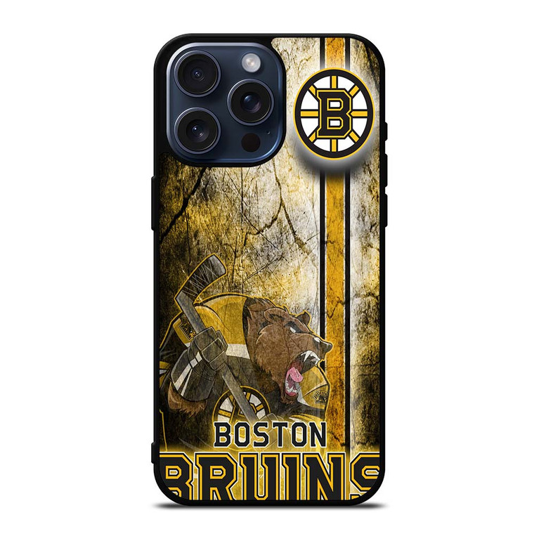BOSTON BRUINS HOCKEY TEAM LOGO iPhone 15 Pro Max Case Cover BOSTON BRUINS HOCKEY TEAM LOGO iPhone 15 Pro Max Case Cover