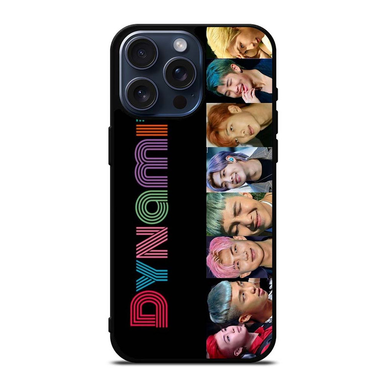BTS DYNAMITE MEMBER COLLAGE iPhone 15 Pro Max Case Cover