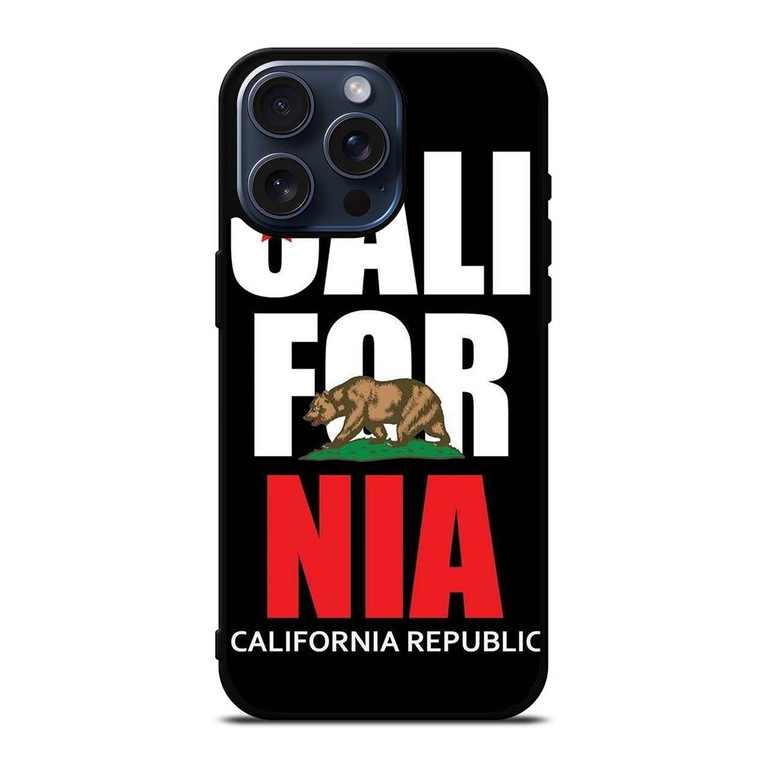 CALIFORNIA REPUBLIC SYMBOL iPhone 15 Pro Max Case Cover