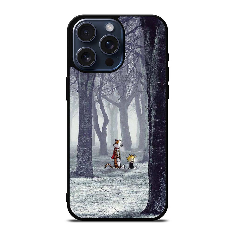 CALVIN AND HOBBES CARTOON iPhone 15 Pro Max Case Cover