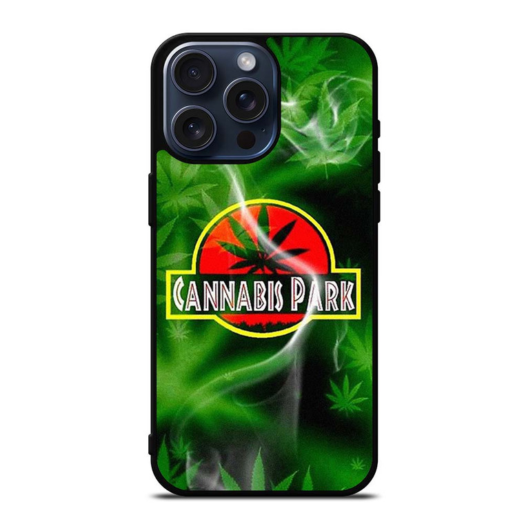 CANNABIS PARK FUNNY iPhone 15 Pro Max Case Cover