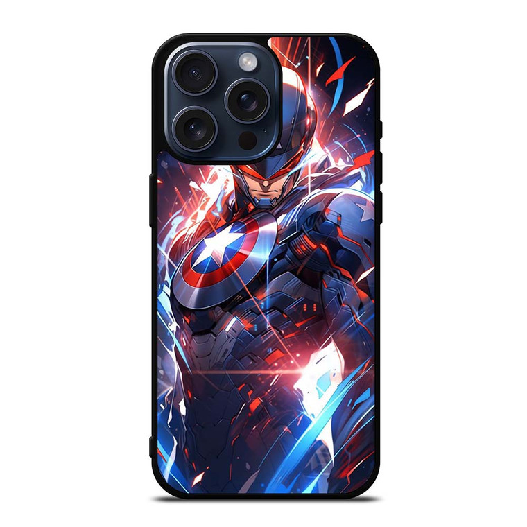 CAPTAIN AMERICA IRON MODE iPhone 15 Pro Max Case Cover CAPTAIN AMERICA IRON MODE iPhone 15 Pro Max Case Cover