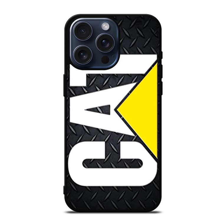 CATERPILLAR CAT METAL BLACK iPhone 15 Pro Max Case Cover