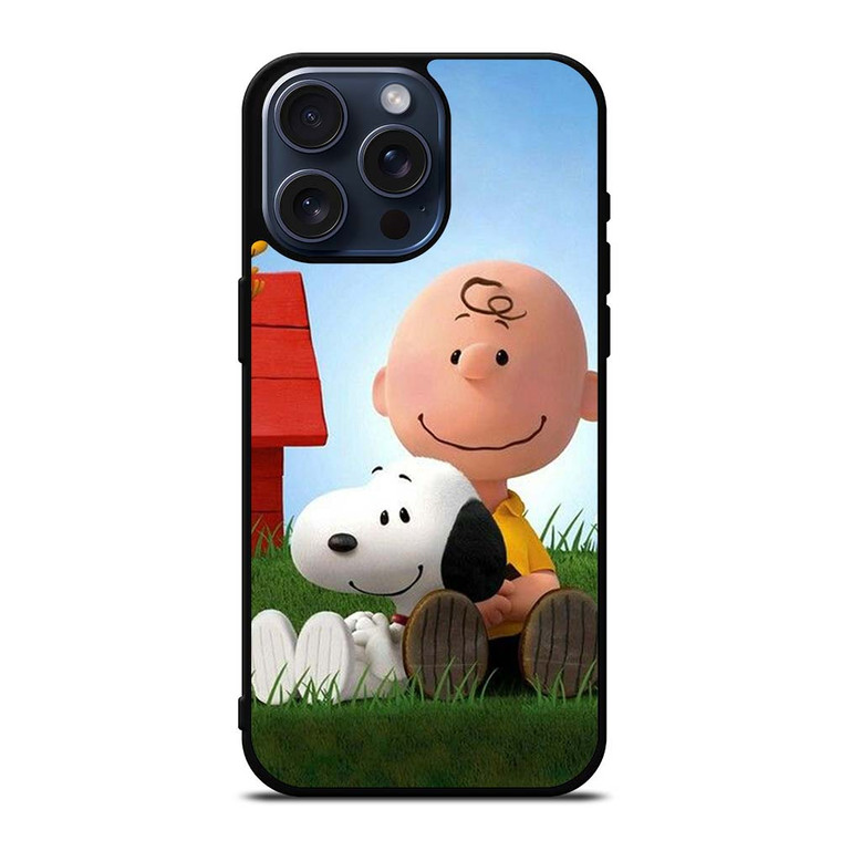 CHARLIE BROWN PEANUTS GRASS iPhone 15 Pro Max Case Cover