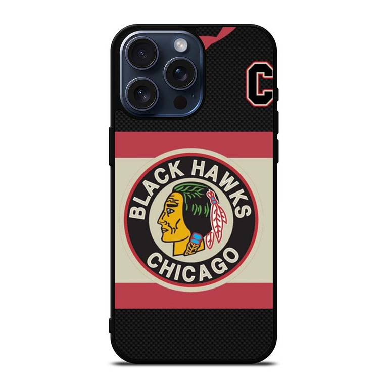 CHICAGO BLACKHAWKS JERSEY iPhone 15 Pro Max Case Cover