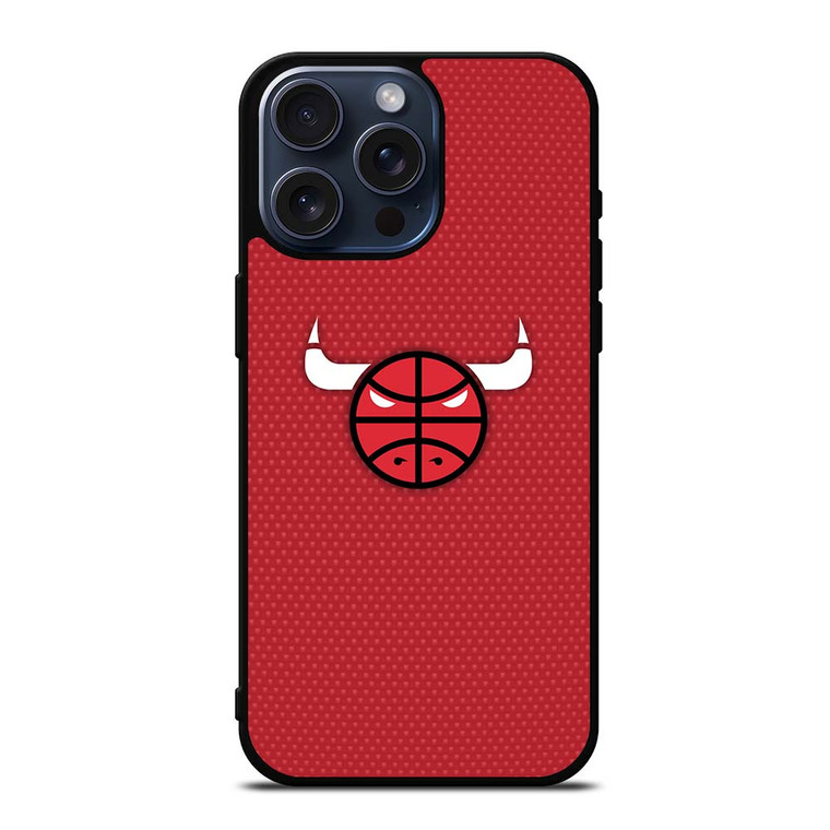 CHICAGO BULLS LOGO FAN ART iPhone 15 Pro Max Case Cover