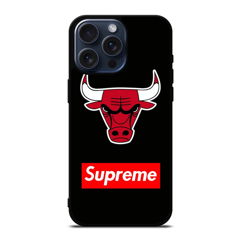 CHICAGO BULLS SUPREME iPhone 15 Pro Max Case Cover