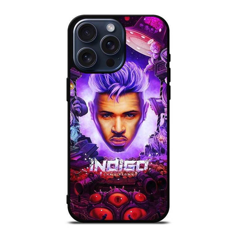 CHRIS BROWN INDIGO ALBUM COVER iPhone 15 Pro Max Case Cover