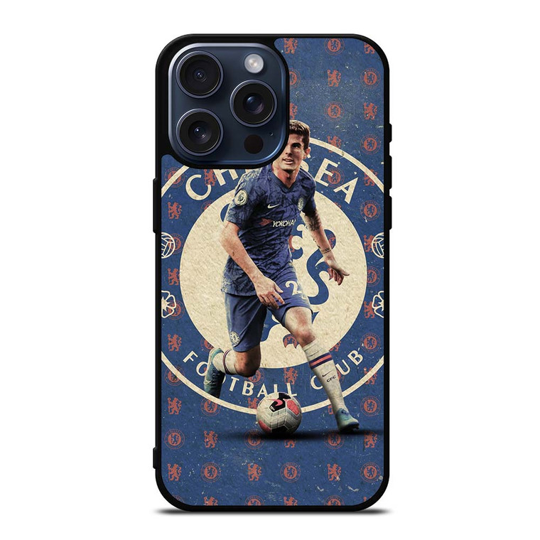 CHRISTIAN PULISIC CHELSEA ART iPhone 15 Pro Max Case Cover