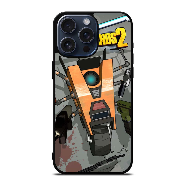 CLAPTRAP BORDERLANDS CARTOON iPhone 15 Pro Max Case Cover