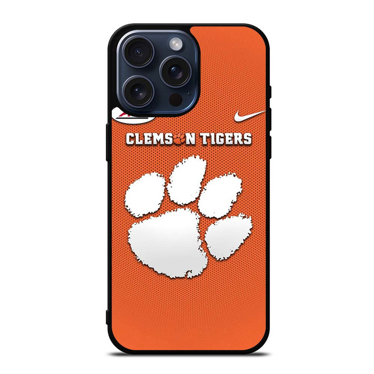 CLEMSON TIGERS JERSEY iPhone 15 Pro Max Case Cover
