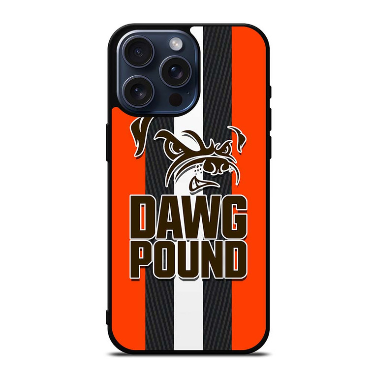 CLEVELAND BROWNS DAWG POUND iPhone 15 Pro Max Case Cover