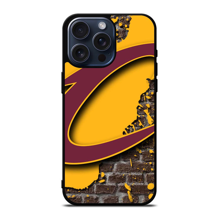CLEVELAND CAVALIERS WALL SPLASH iPhone 15 Pro Max Case Cover