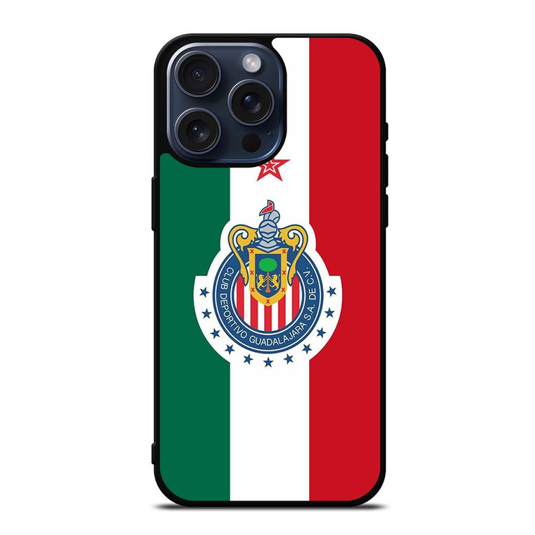 CLUB DEPORTIVO GUADALAJARA MEXICO iPhone 15 Pro Max Case Cover
