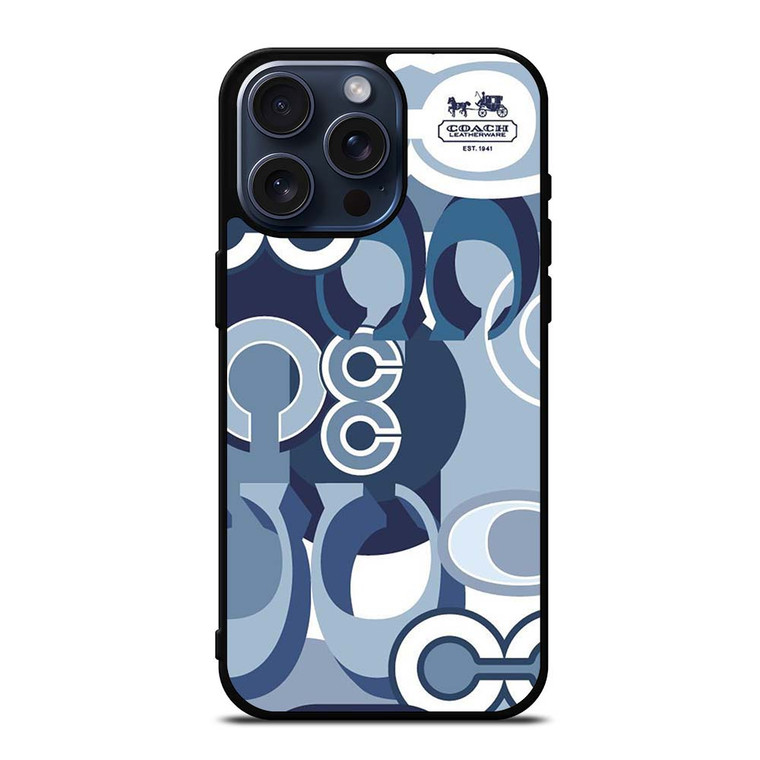 COACH LEATHERWARE iPhone 15 Pro Max Case Cover