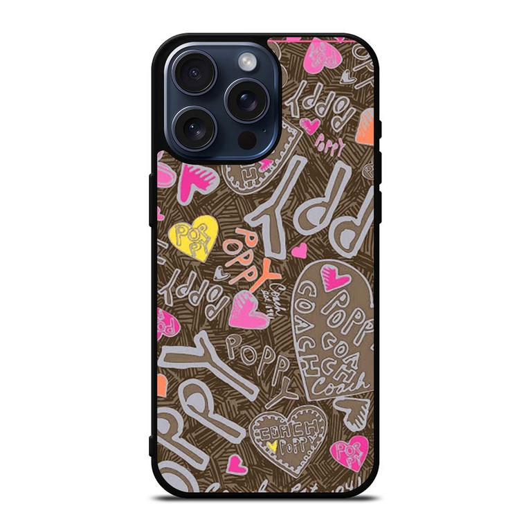 COACH NEW YORK NEW POOPY iPhone 15 Pro Max Case Cover