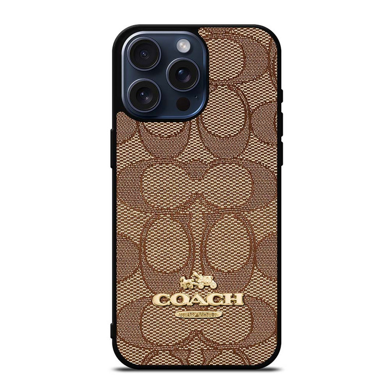 COACH NEW YORK PATTERN iPhone 15 Pro Max Case Cover