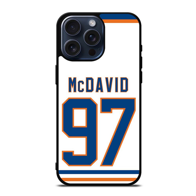 CONNOR MCDAVID EDMONTON OILERS KIT iPhone 15 Pro Max Case Cover