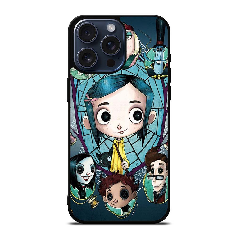 CORALINE MOVIE CHARACTER iPhone 15 Pro Max Case Cover