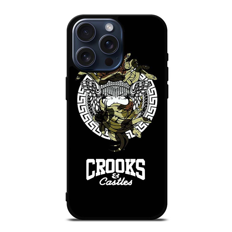 CROOKS AND CASTLES BANDANA SYMBOL iPhone 15 Pro Max Case Cover