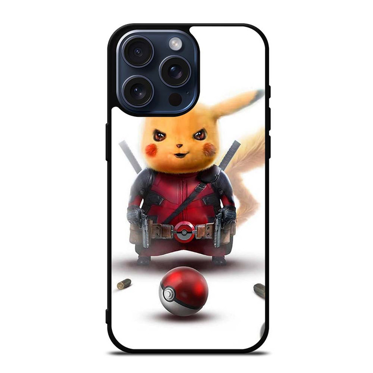DEADPOOL PIKACHU POKEMON iPhone 15 Pro Max Case Cover