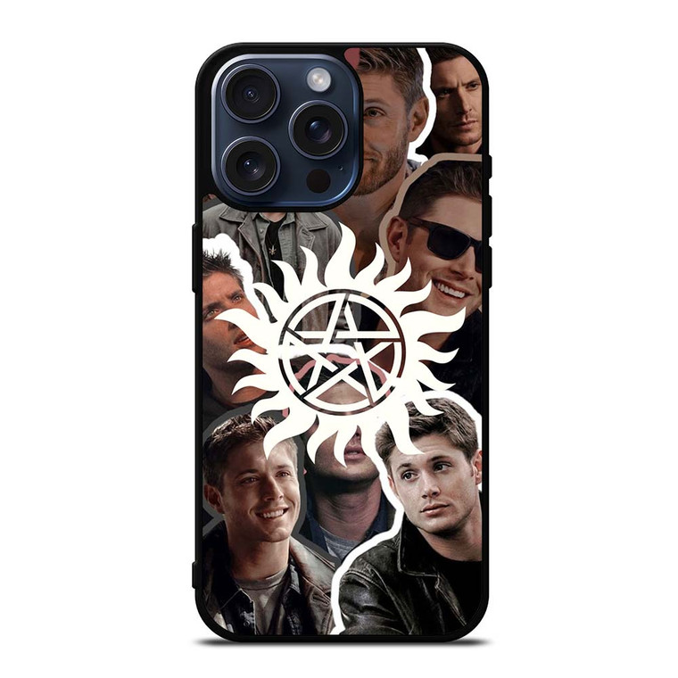 DEAN WINCHESTER SUPERNATURAL COLLAGE iPhone 15 Pro Max Case Cover