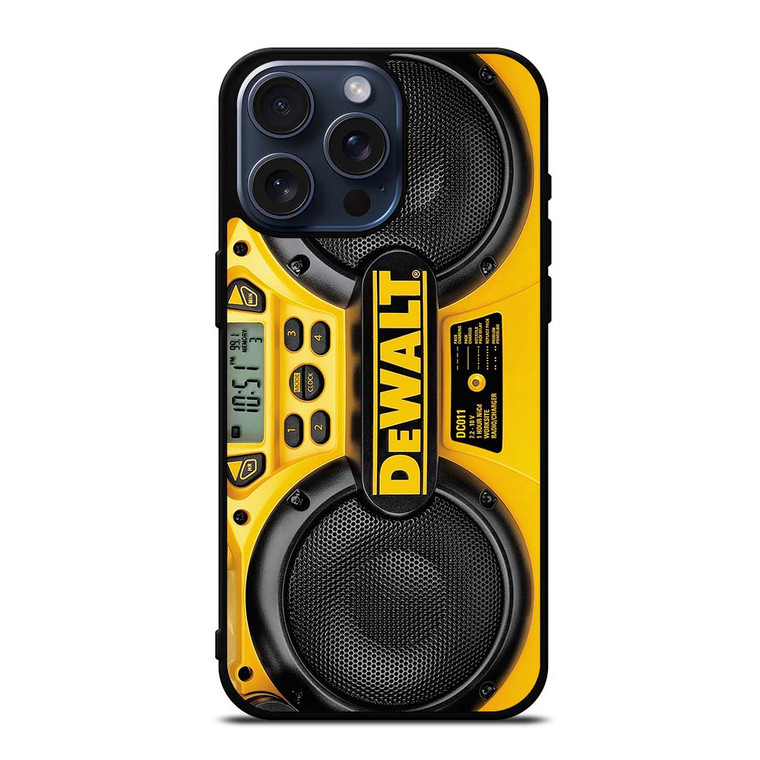 DEWALT JOBSITE RADIO BLUETOOTH  iPhone 15 Pro Max Case Cover