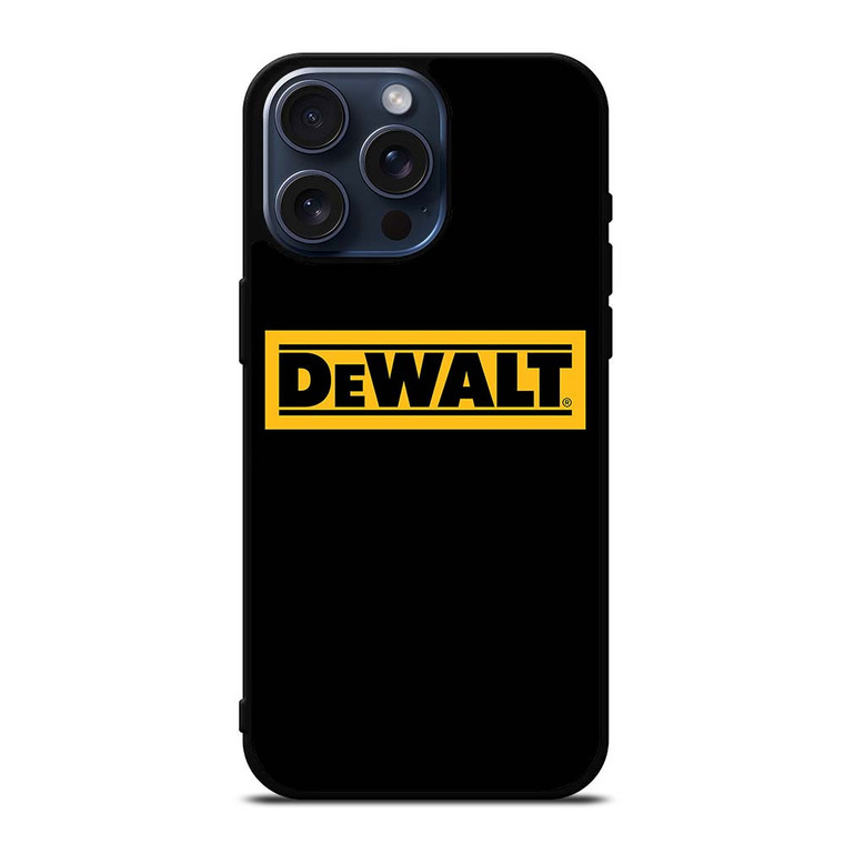 DEWALT LOGO EMBLEM iPhone 15 Pro Max Case Cover