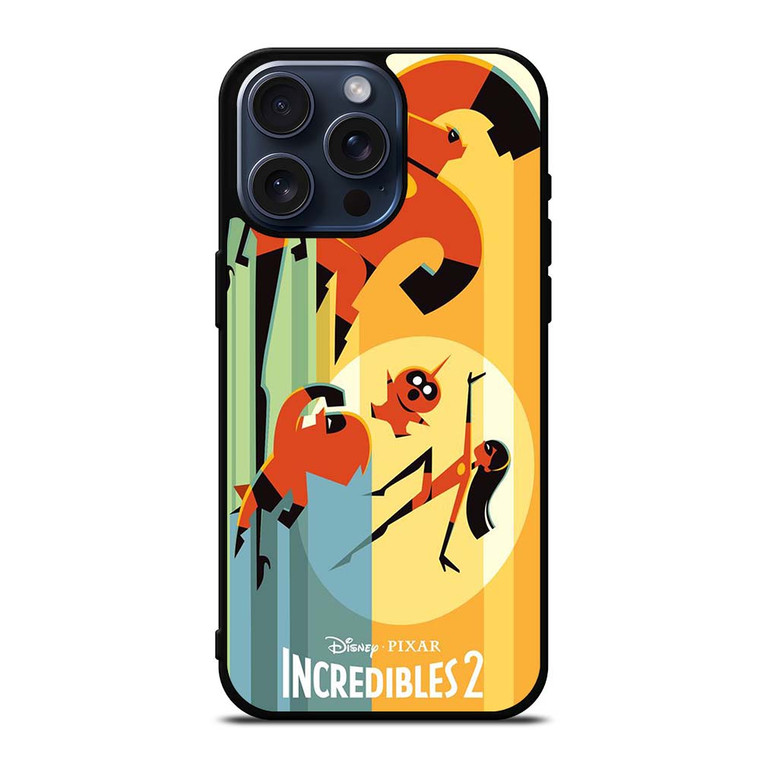 DISNEY THE INCREDIBLES 2 ART iPhone 15 Pro Max Case Cover