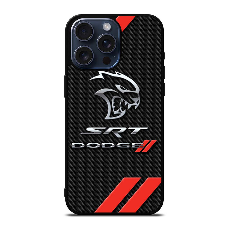 DODGE SRT CARBON LOGO iPhone 15 Pro Max Case Cover