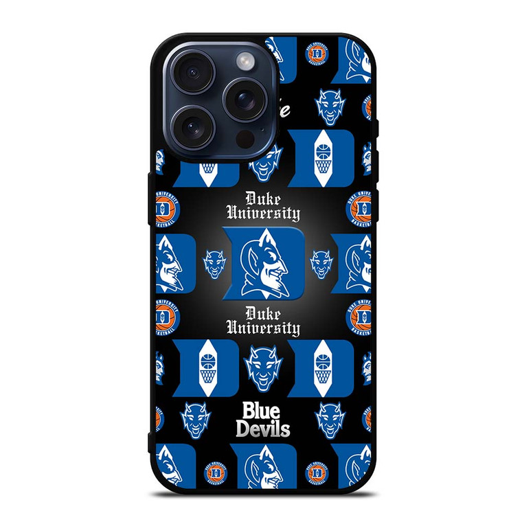 DUKE BLUE DEVILS COLLAGE iPhone 15 Pro Max Case Cover